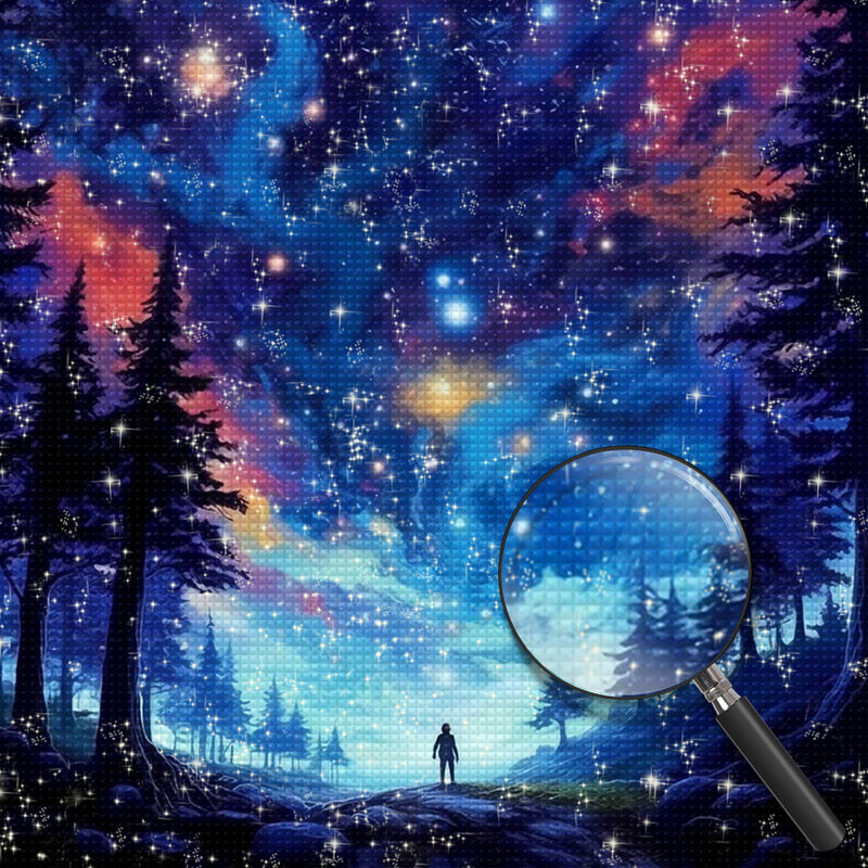 Der weite Sternenhimmel Diamond Painting