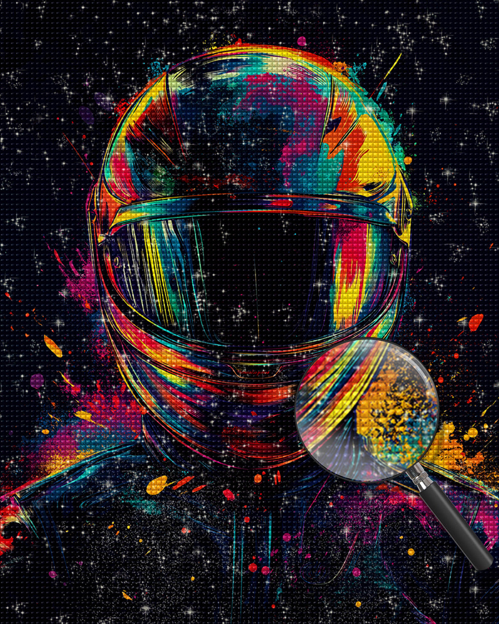 Der Weltraumkrieger im Dunkeln Diamond Painting