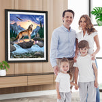 Der Wolf im Tal Diamond Painting