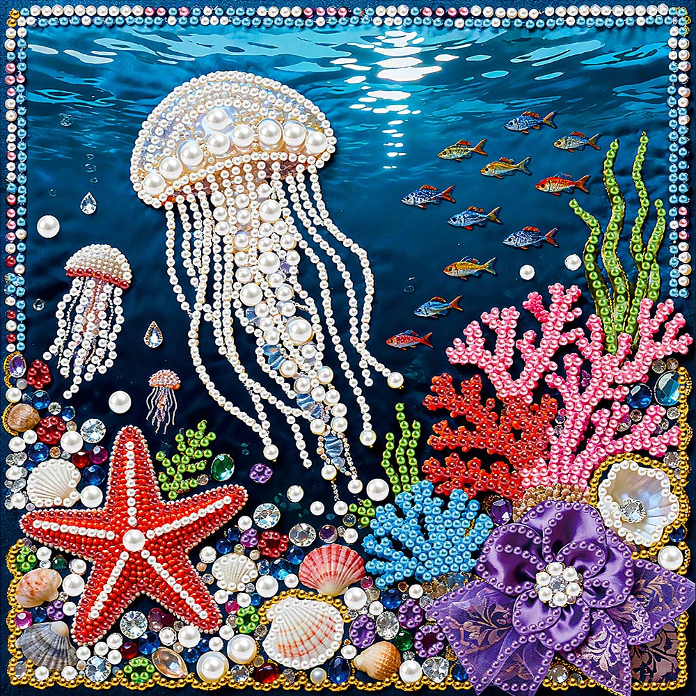 Diamond Painting | Perlenmalerei | Eine reiche Vielfalt an Meereslebewesen