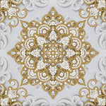 Diamond Painting | Perlenmalerei | Goldenes Mandala