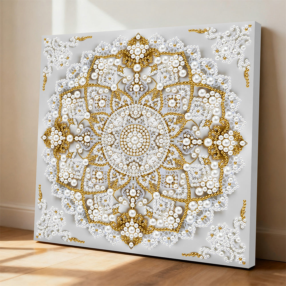 Diamond Painting | Perlenmalerei | Lotus Mandala