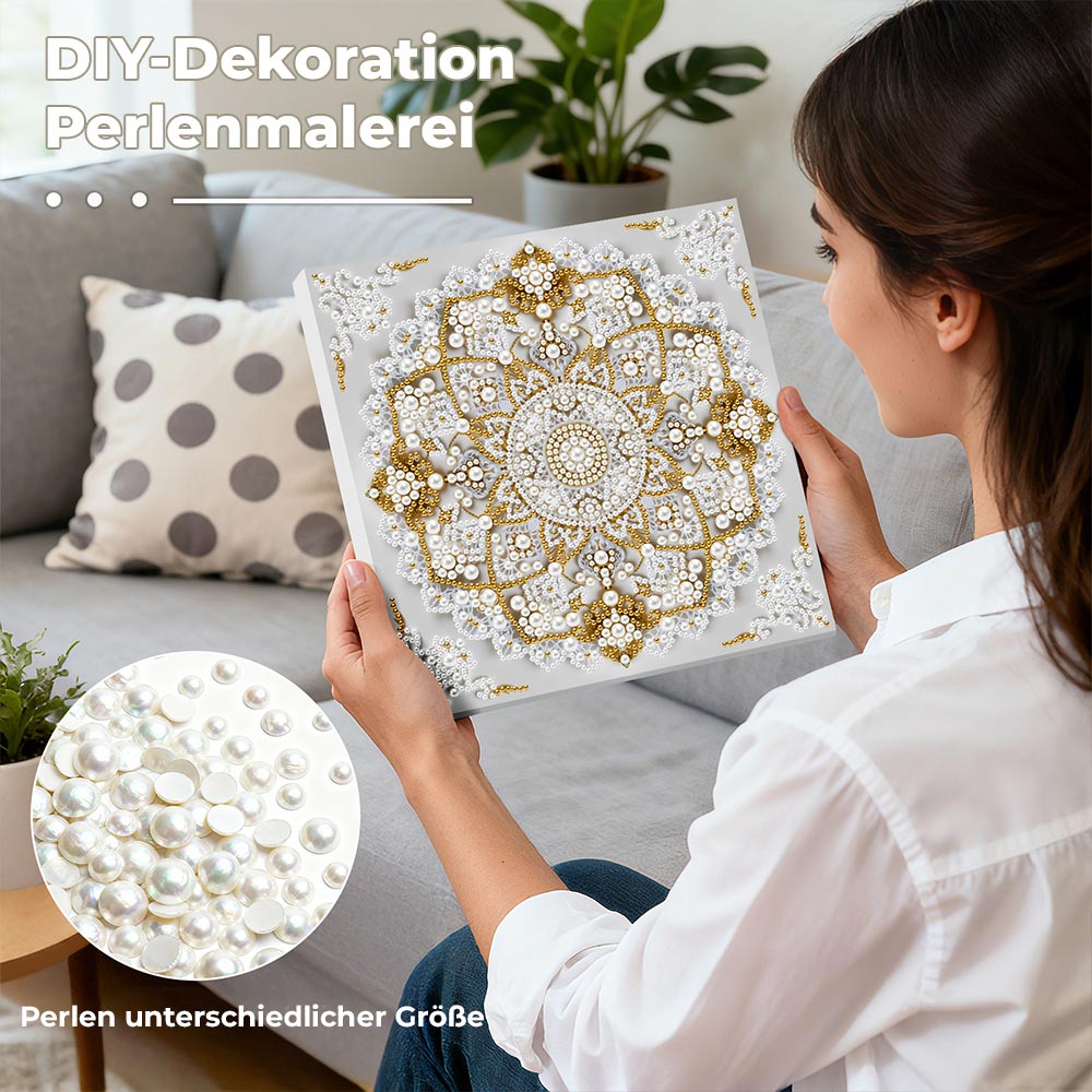 Diamond Painting | Perlenmalerei | Lotus Mandala