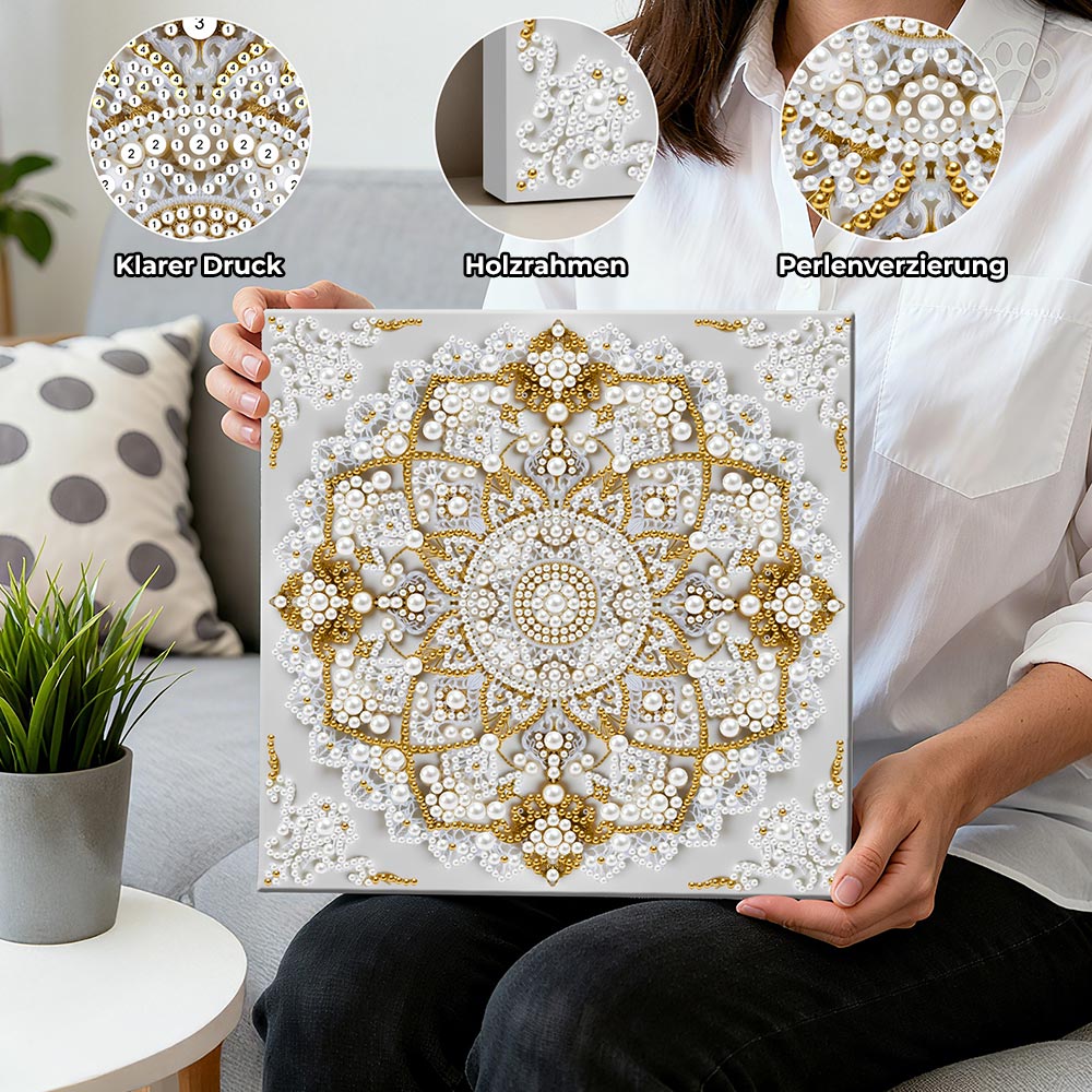 Diamond Painting | Perlenmalerei | Lotus Mandala