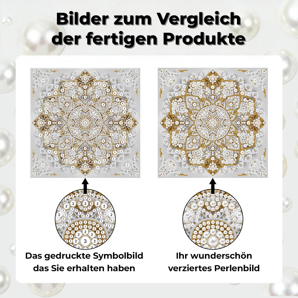 Diamond Painting | Perlenmalerei | Lotus Mandala