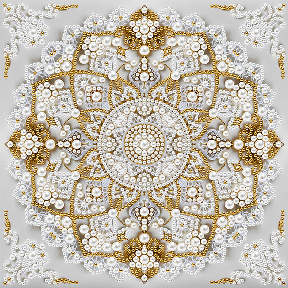 Diamond Painting | Perlenmalerei | Lotus Mandala