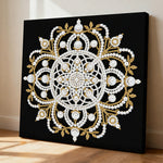 Diamond Painting | Perlenmalerei | Mandala in der Dunkelheit