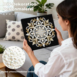 Diamond Painting | Perlenmalerei | Mandala in der Dunkelheit