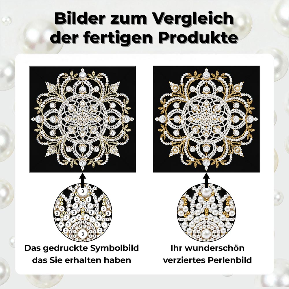Diamond Painting | Perlenmalerei | Mandala in der Dunkelheit