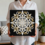 Diamond Painting | Perlenmalerei | Mandala in der Dunkelheit