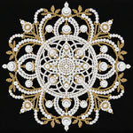 Diamond Painting | Perlenmalerei | Mandala in der Dunkelheit