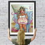 Dicke Dame Diamond Painting