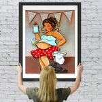 Dicke Mutter Diamond Painting