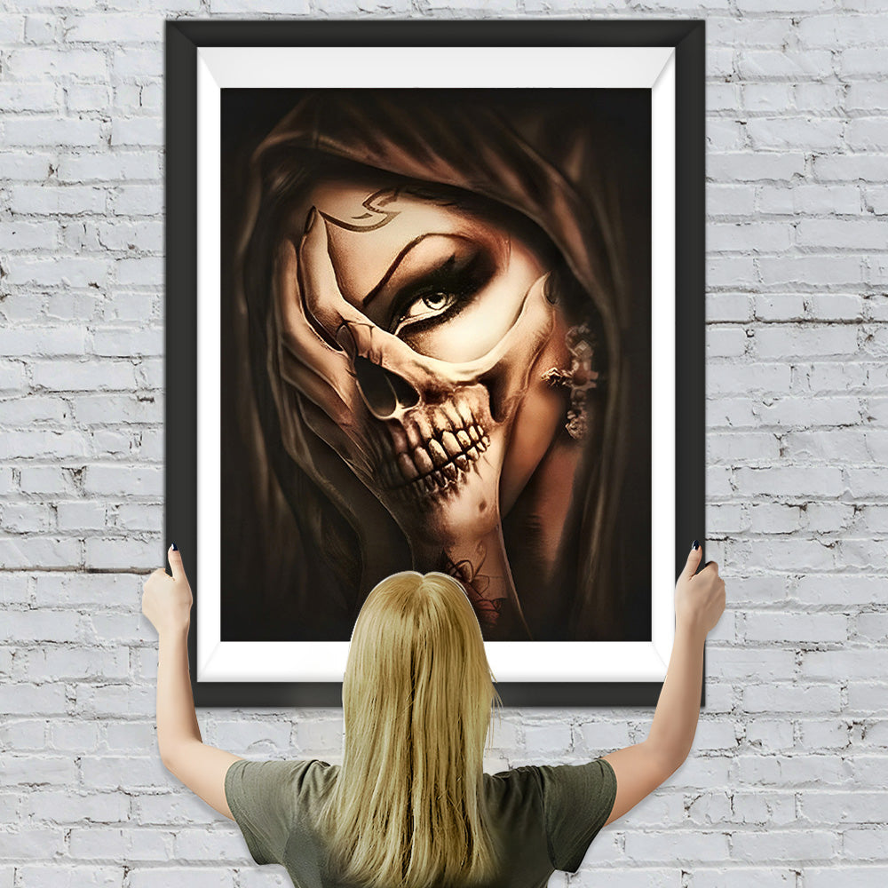 Die Fänge der Skelettschönheit Diamond Painting