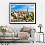 Die Landschaft über der Stadt Diamond Painting