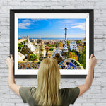 Die Landschaft über der Stadt Diamond Painting