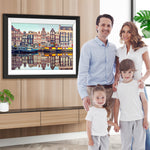 Die Stadt Amsterdam am Tag Diamond Painting