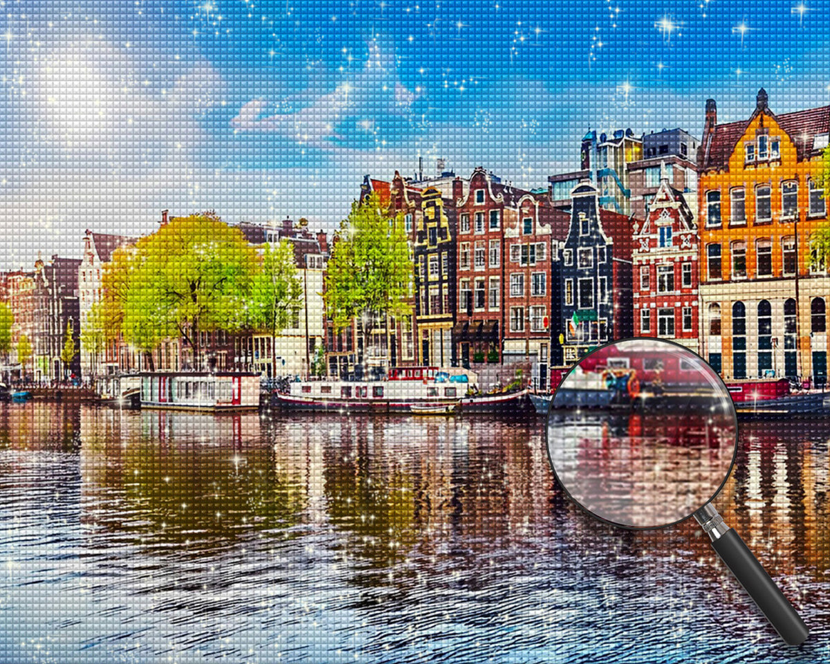 Die Stadt Amsterdam Diamond Painting