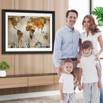 Die Weltkarte Diamond Painting