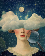 Die Wolkenfantasie der Frau Diamond Painting