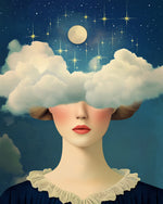 Die Wolkenfantasie der Frau Diamond Painting