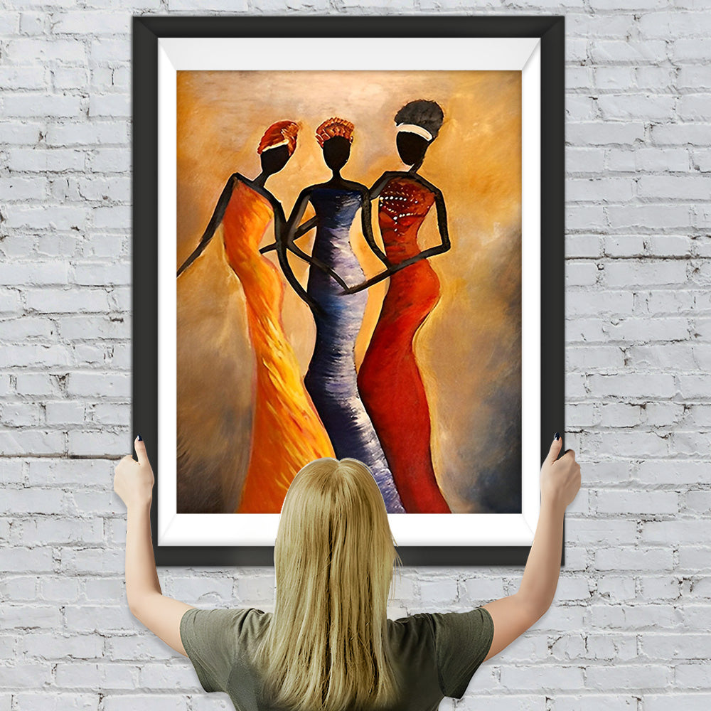 Drei afrikanische Frauen Diamond Painting