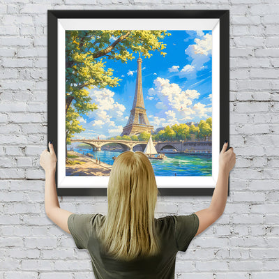 Eiffel im Sommer Diamond Painting