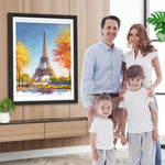 Eiffelturm in Paris im Herbst Diamond Painting