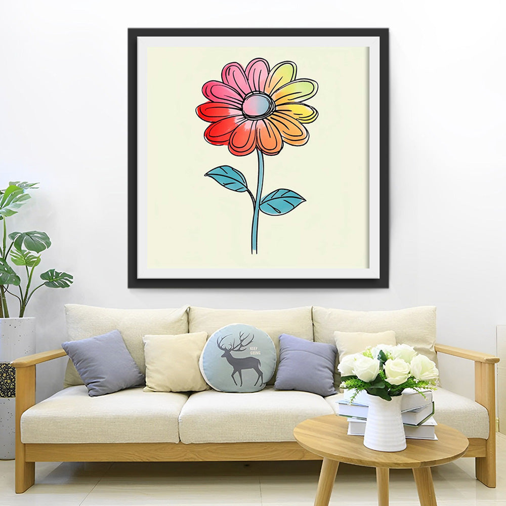 Ein kleines Gänseblümchen Diamond Painting