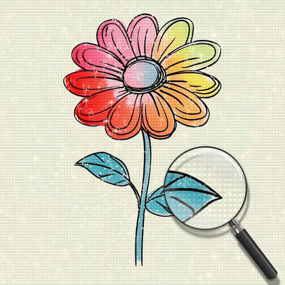 Ein kleines Gänseblümchen Diamond Painting