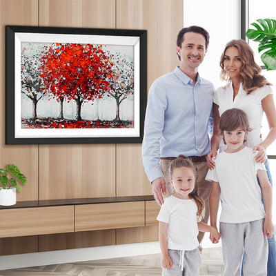 Ein roter Baum Diamond Painting