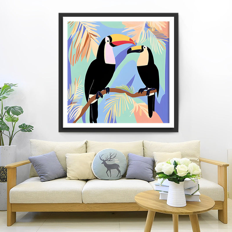 Ein Tukan Paar Diamond Painting