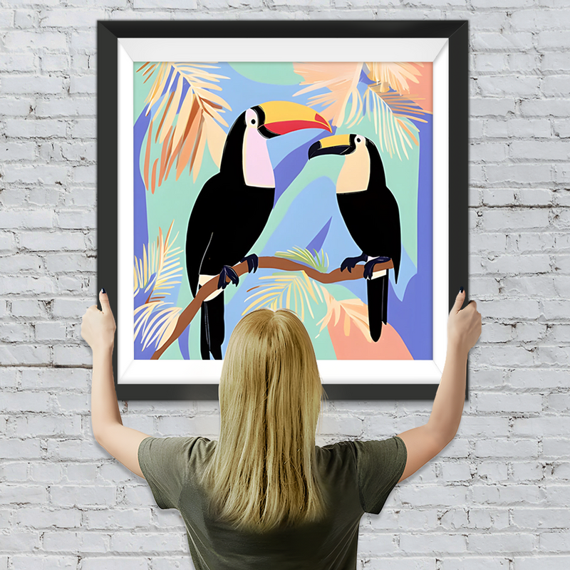 Ein Tukan Paar Diamond Painting