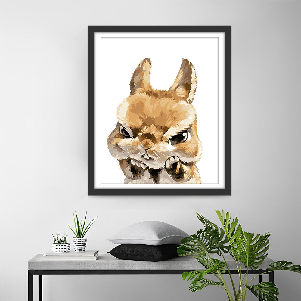 Ein wütendes Kaninchen Diamond Painting