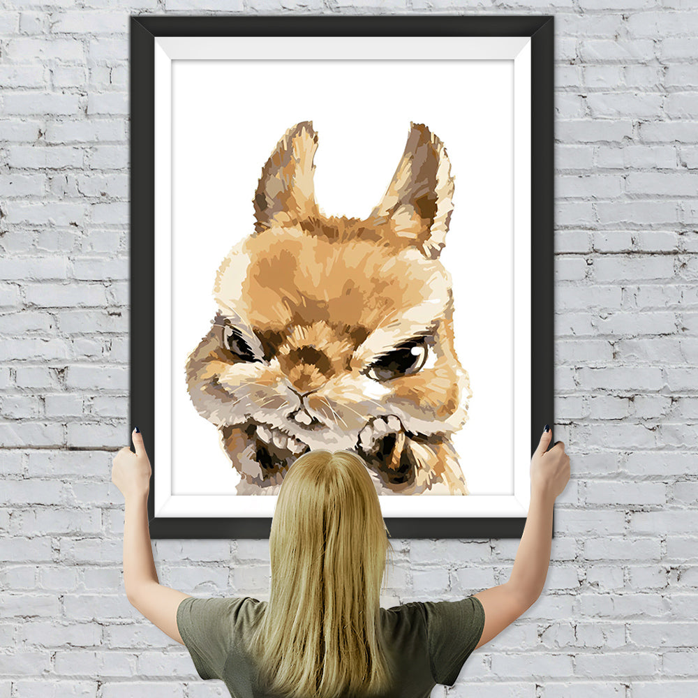 Ein wütendes Kaninchen Diamond Painting