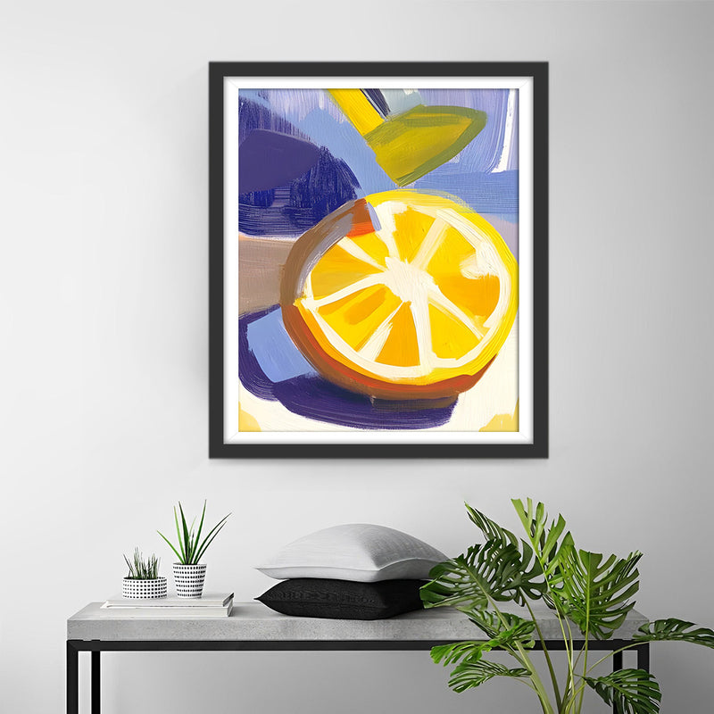 Eine halbe Orange Diamond Painting