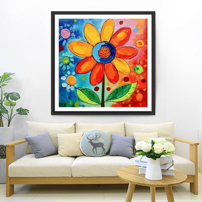 Eine kleine niedliche Blume Diamond Painting