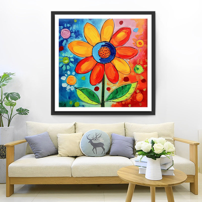 Eine kleine niedliche Blume Diamond Painting