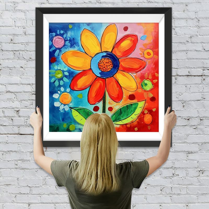Eine kleine niedliche Blume Diamond Painting