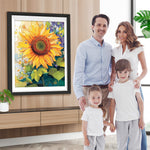 Eine riesige Sonnenblume Diamond Painting