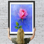 Eine rosa Blume Diamond Painting