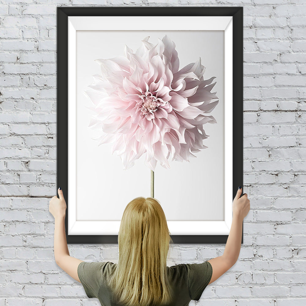 Eine rosa Chrysantheme Diamond Painting