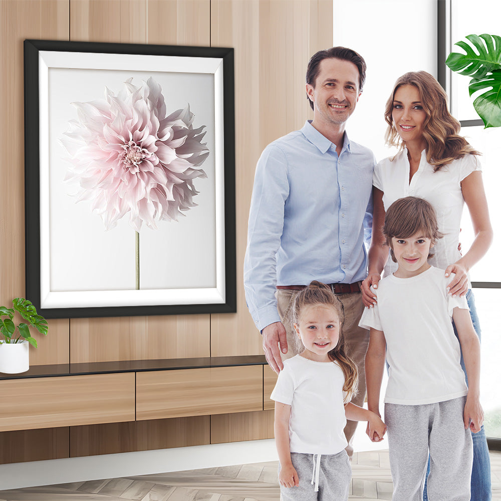 Eine rosa Chrysantheme Diamond Painting