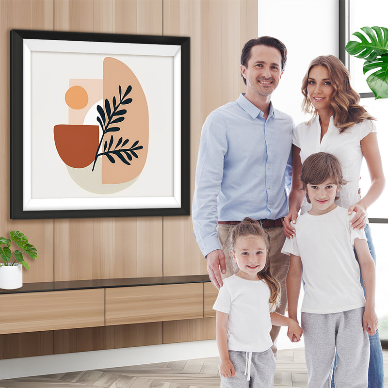 Einfache abstrakte Pflanze Diamond Painting