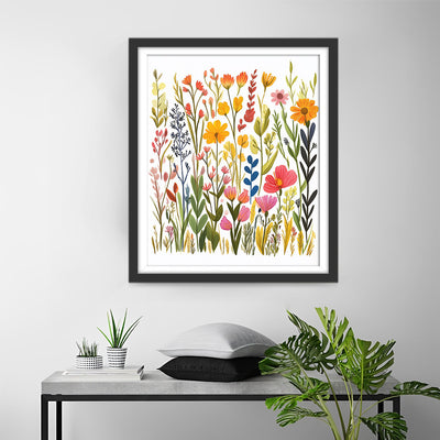 Einfache kleine Blumen Diamond Painting