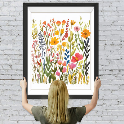 Einfache kleine Blumen Diamond Painting