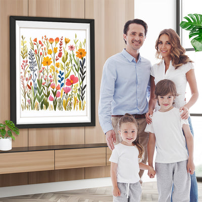 Einfache kleine Blumen Diamond Painting