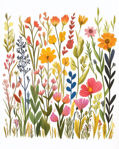 Einfache kleine Blumen Diamond Painting