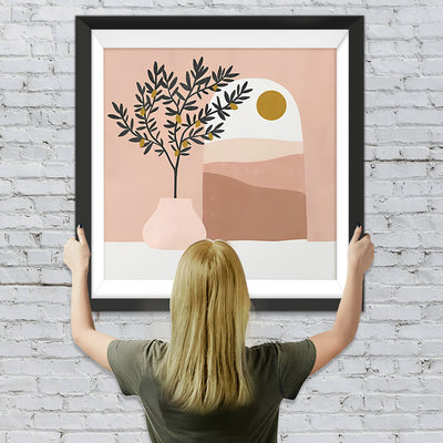 Einfache Topfpflanze Diamond Painting