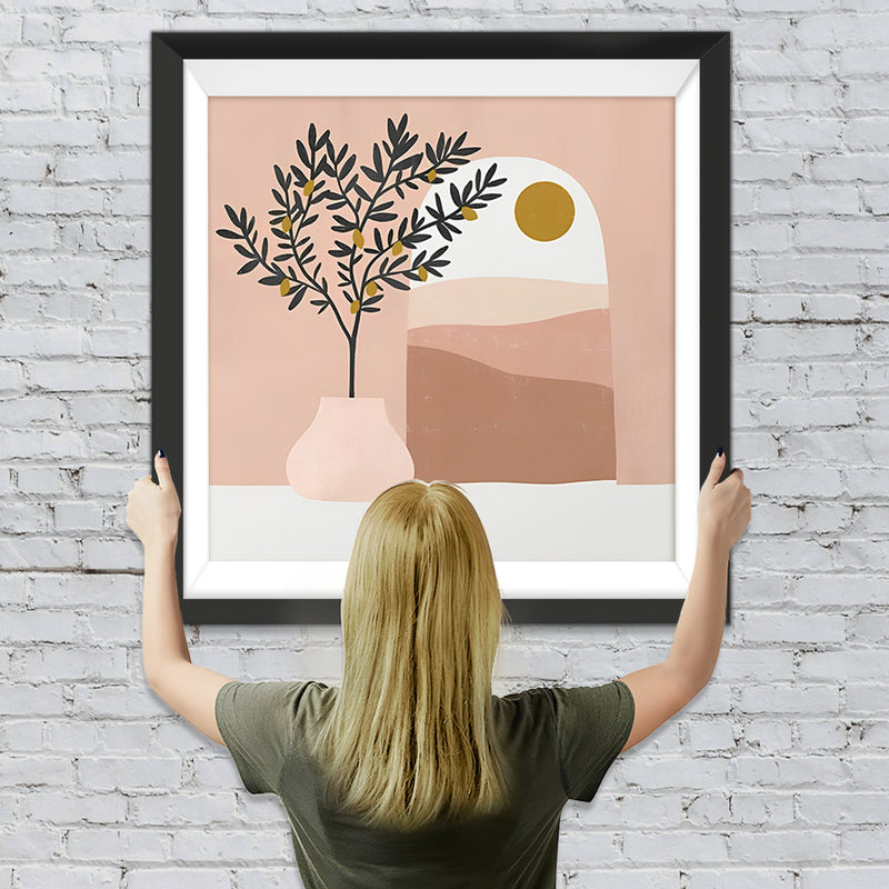 Einfache Topfpflanze Diamond Painting